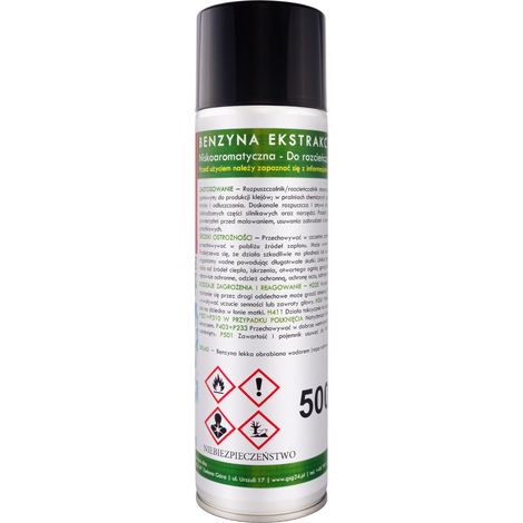Aerosol de aguarrás blanco B-MAX de 500 ml (1/2)