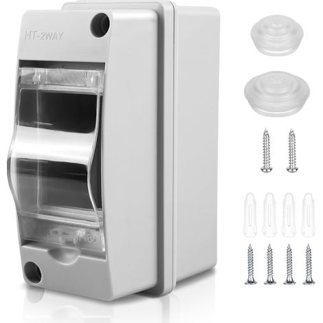 Coffret Electrique Etanche Exterieur Boîtier: Boîte Etanche Electrique Exterieur IP65, Tableau Electrique 1 Rangée, Boîtier Electrique Etanche, Coffre (1/5)