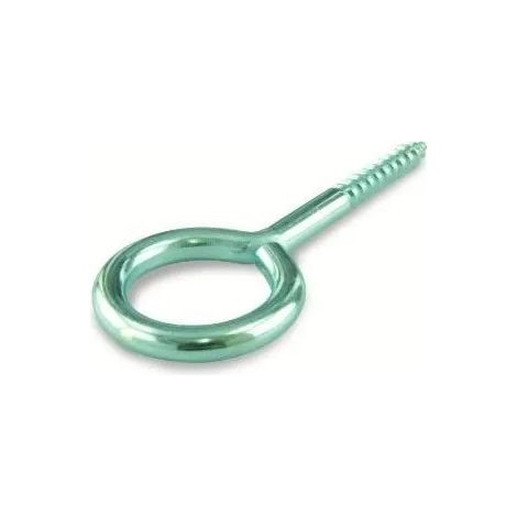 Gancho de tornillo suki screw hook acero galvanizado 16x6 mm 30 unidades