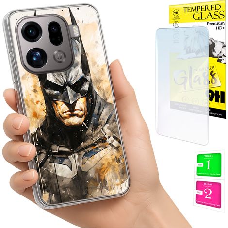 Custodia per Oppo Find X9 Pro con cover fotografica e vetro temperato 9H. (1/5)
