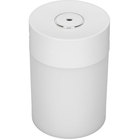 Humidificateur USB silencieux pour bureau avec minuterie et éclairage LED - Blanc (1/5)