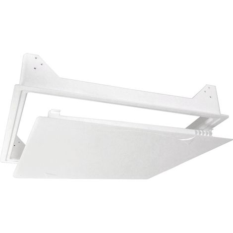 Nicoll – Trappe de visite blanche 580x580mm – Cadre en polystyrène – Étanchéité parfaite – Accès aux combles – Fixation sur support bois (1/2)