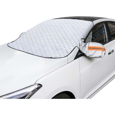Housse de pare-brise d'hiver pour voiture, protection magnétique contre la neige et le verglas, compatible avec la plupart des voitures et SUV. (1/5)