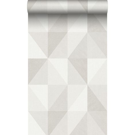 papier peint graphique 3D beige clair - Origin Wallcoverings (1/5)