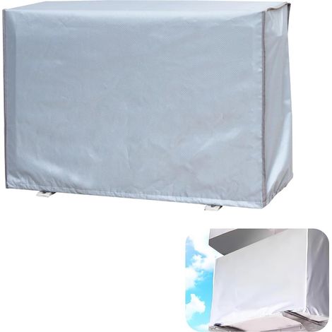 1 Housse De Climatisation, 86x35x60 Cm, Imperméable, Anti-UV, Résistante Neige, Pour Unité Extérieure (1/5)