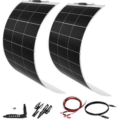 Pannello solare, design flessibile, alta efficienza, kit solare da 200 W (1/2)