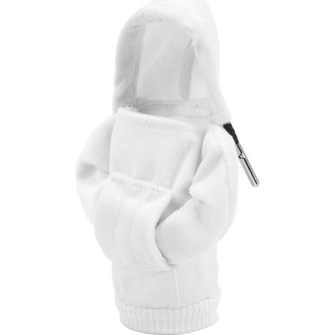 Manchon de levier de vitesse 4,7 pouces, housse universelle en maille, pommeau de vitesse humoristique en tricot, protection de pommeau pour voiture, décoration blanche (1/5)