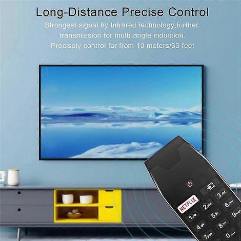 RC49141 Replace Remote Control for Hitachi TV 2HB1W66L 40HB1W66L 32HB4T41 32HB4T61 32HB4T61-Z 2HB4T6 (1/4)