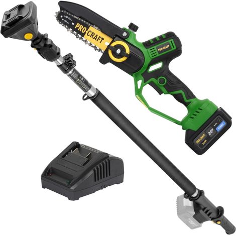 Motosega a batteria Procraft PKA32Li 20 V 203 mm Brushless + 1x batteria 4,0 Ah + caricabatteria + valigetta (1/5)