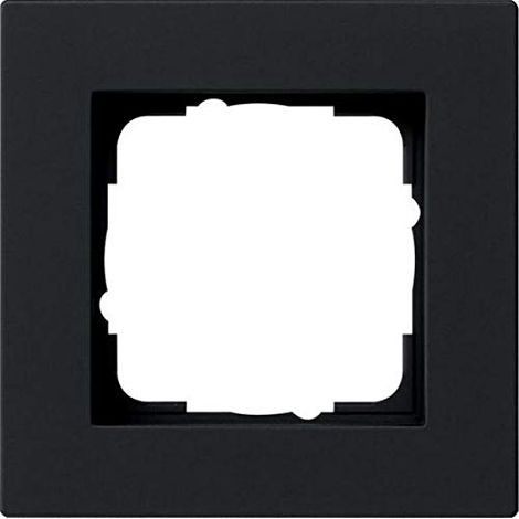 GIRA 0211095 CADRE DE PROTECTION POUR MONTAGE PLAT E2 NOIR MAT