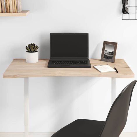 vidaXL Piano Scrivania 80x40x2,5 cm in Legno Massello di Pino