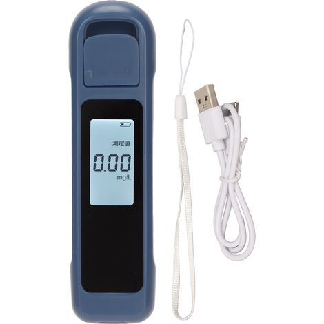 Testeur d'alcool compact portable sans contact haute précision écran LCD numérique rechargeable USB détecteur d'alcool (1/5)