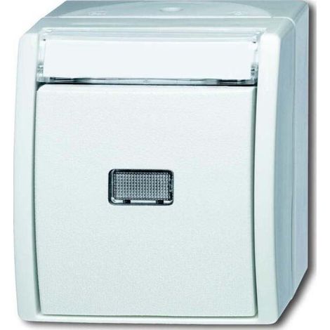 Schalter busch-jaeger 2621 wn-54-201 IP44 10A 250V (1/5)