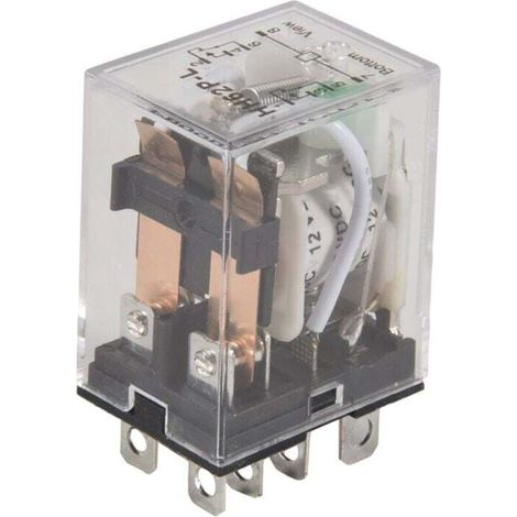 Bobine Relais Électromagnétique DPDT 12V DC 10A 240V AC 28V DC JQX-13F2Z