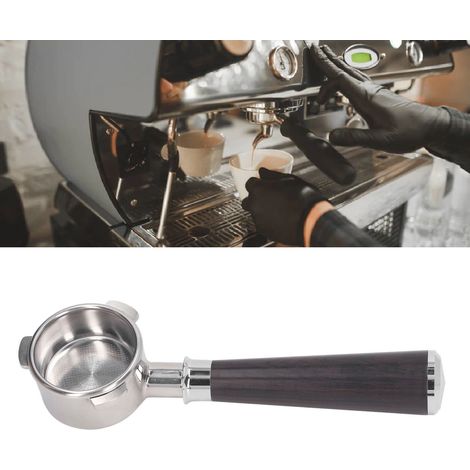 Breville Platinum Series 8 Universal-Bodenloser Griff 870/880 in Edelstahl 54 mm, Farbe: Lila Sandelholz (1/5)