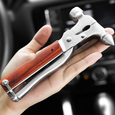 Marteau conique, outils combinés multifonctionnels portables, marteau de sécurité pour voiture (1/5)