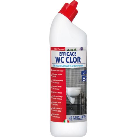 EFFICACE WC CLOR Detergente Sanificante per WC al cloro ml 750
