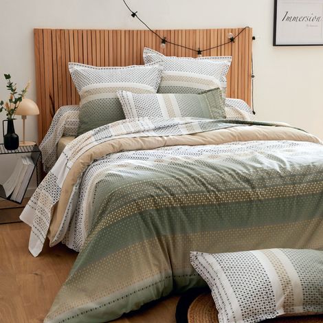 Parure de lit NIAGARA Taie 50x70 cm 240x220 cm (1/5)
