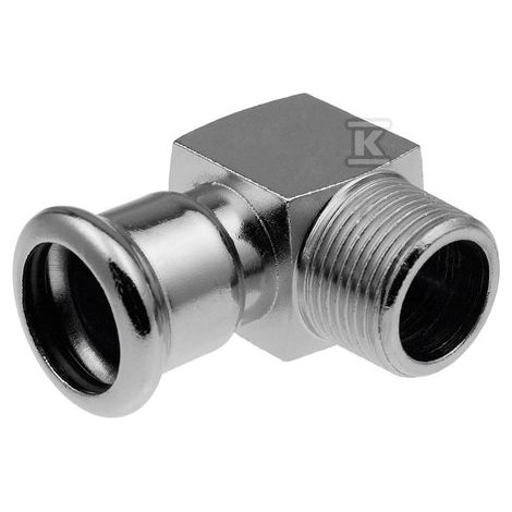 Gomito a pressa in acciaio corto 22XR3/4GZ