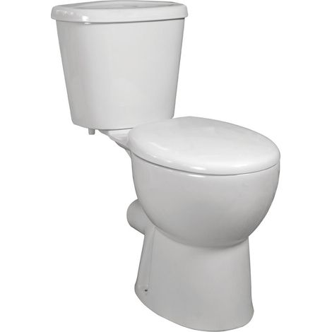 Contemporary Close-Coupled Toilet Soft-Close Seat 670mm – White
