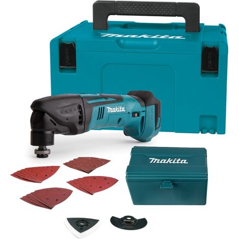 Makita DTM50Z 18v LXT Lithium Cordless Multi Tool Multi Tool Makpac + 22 Access (1/5)