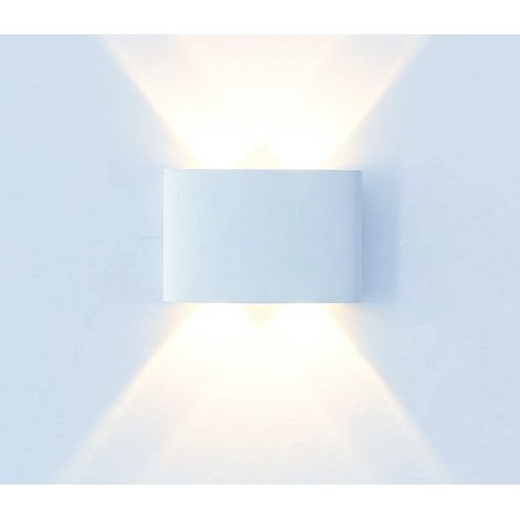 Applique LED Lampada da Parete Ovale 12W Luce Naturale Esterno Interno FD-10