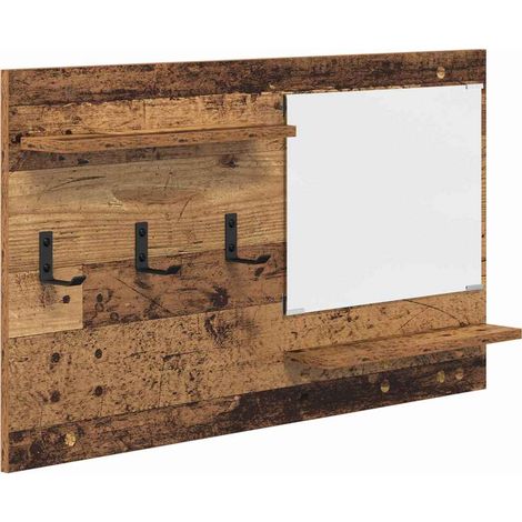 Maison Exclusive - Wandmontierter nachttisch Altholz 90 x 10 x 50