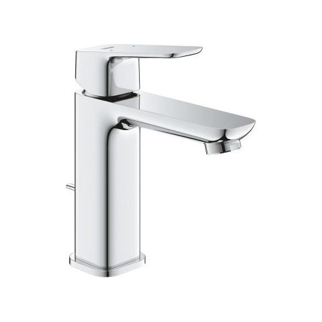 Grohe – Robinet de lavabo chromé taille M – Mitigeur avec limiteur de débit 5 l/min – Technologie SilkMove – Installation rapide FastFixation