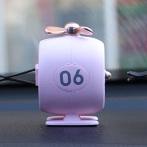 Décoration parfumée pour voiture, diffuseur d'aromathérapie, clip de ventilation rose avec lumière, accessoire de grille d'aération, désodorisant auto. (1/4)