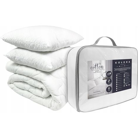 GOLDEN LINE antiallergische Bettdecke 160x200 cm + 2 Kissen 50x60 cm. POLEN