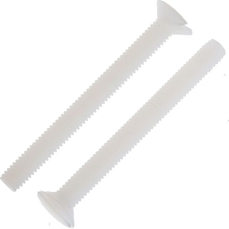 Vis à métaux RS PRO M3 à tête Fraisée fendue en Nylon, 30mm ( Prix pour Sachet de 100 )