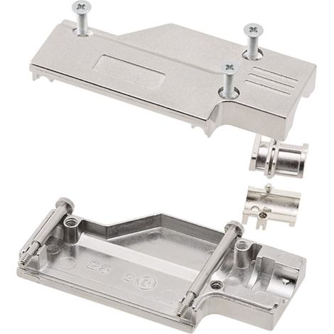 encitech DCMR09-HI-K 6560-0701-01 D-SUB Gehäuse Polzahl: 9 Zinkdruckguss 90 ° Metall 1 St. (1/4)