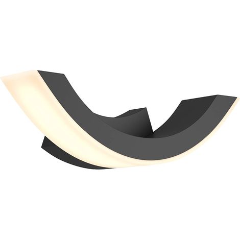 LED Outdoor Wall Light 'Half' made of Aluminium (1/5)