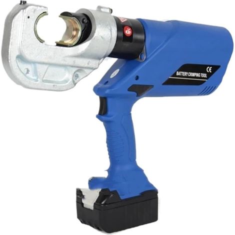 Pince hydraulique Recharable, Outil de sertissa électrique, Pince à sertir alimentée par Batterie avec pla de sertissa de 16 à 400 mm2 HL-400