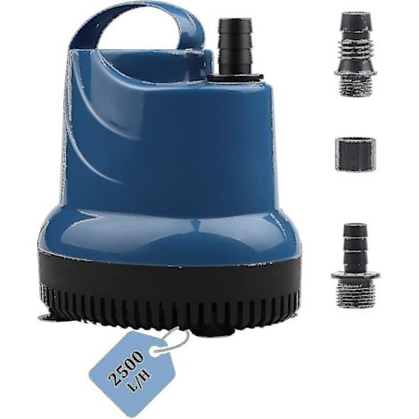 [RM]Mini pompe à eau submersible 2500 l/h 40 W 230 V Hauteur de refoulement 2,3 m Câble de 2,5 m pour jardin, aquarium, bassin, fontaine