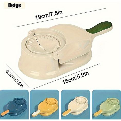BelleRise - Machine manuelle simple pour la confection de raviolis — Fabriquée en plastique alimentaire sûr (1/5)
