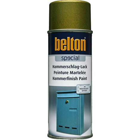 Bombe de peinture Belton Special effet martelé or 400ml