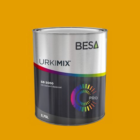 Pot de peinture Polyuréthane / bi composant Jaune Or RAL 1004  Brillant - 150 gr