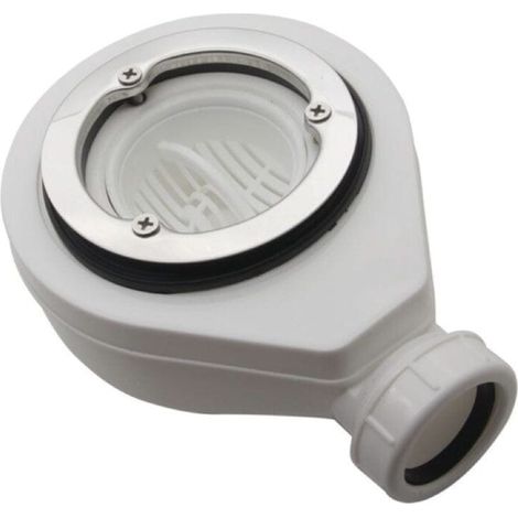 Desagüe horizontal sin tapa Ø90 DONA para platos de ducha (1/4)