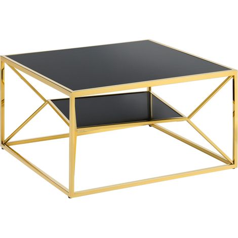 Mömax Couchtisch Angel II Goldfarben/Schwarz (1/5)