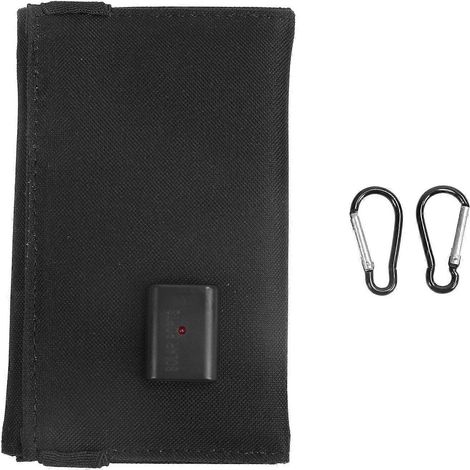 5V 10W Tragbares Solarpanel mit USB-Ausgang, wasserdichtem Nylon, 4-fach faltbar, Solarladegerät für den Außenbereich