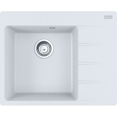 Franke Centro - Lavello in fragranite CNG 611-62 TL/2, 62x50 cm, ghiaccio bianco 114.0637.494