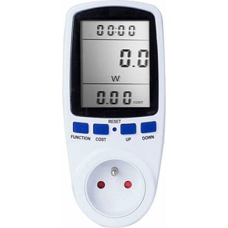 Digital LCD energy meter wattmeter power monitoring device electricity kWh power measurement analyzer (1/5)