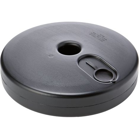 Faithfull Plastic Post Base Only for Chain-Link Fencing - Durable and Weather-Resistant (1/4)