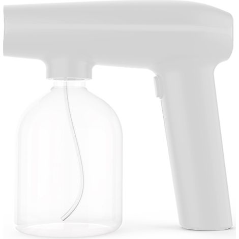 Désinfection intérieure et extérieure, atomiseur nano portable sans fil rechargeable à lumière bleue, grande capacité, ULV, buse de pulvérisation électrique, brumisateur réglable (1/5)
