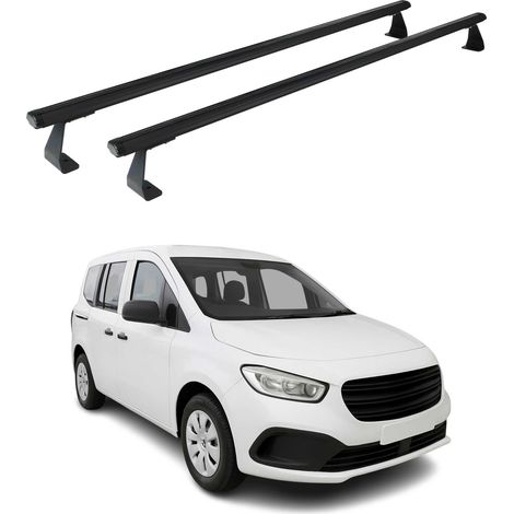 OMAC Barres de toit Heavy Duty compatibles avec Mercedes Citan W420 2021-2026 – 2 barres – Aluminium Noir (1/4)
