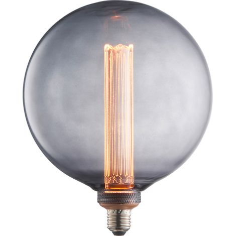 Lampe BRILLANTE Ampoule LED Globe G200 XL Filament E27 2,8 W 120 lm 2 000 K Verre fumé (1/5)