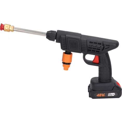 Nettoyeur haute pression sans fil portable, batterie lithium-ion, pour le nettoyage et l'arrosage de votre voiture (100-240 V, prise européenne). (1/5)