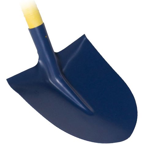 OUTILS PERRIN Pelle Alsace 27 à rebords emmanché compo tube courbe 1,35 m