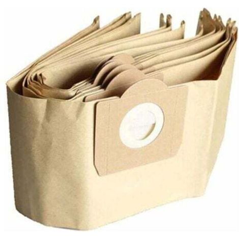 Sacchetti per aspirapolvere Karcher WD3, confezione da 5 sacchetti dritti per aspirapolvere Karcher WD3, WD 3 Premium, WD3200, WD3500P, A2204, A2204, A2534, SE4001